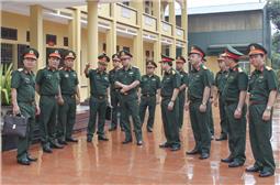 Tăng cường công tác đóng quân canh phòng, bảo đảm an toàn đơn vị